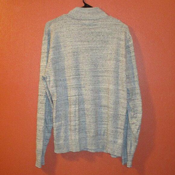 Michael Kors Woman X Large Gray Zip Front Warm Long Sleeve Pullover Sweater - Picture 5 of 7